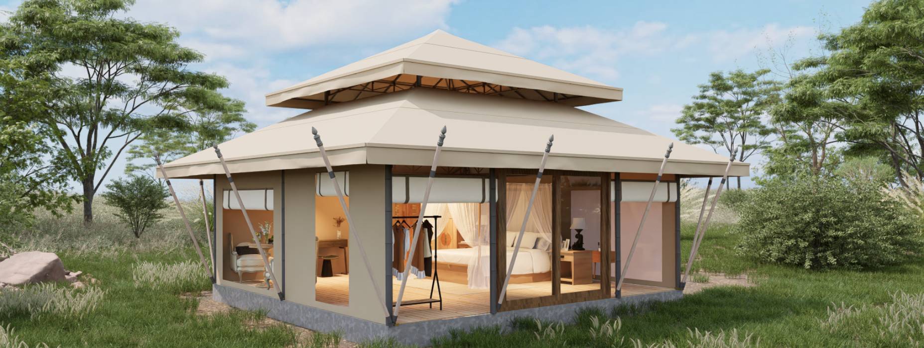 铜梁户外野奢帐篷